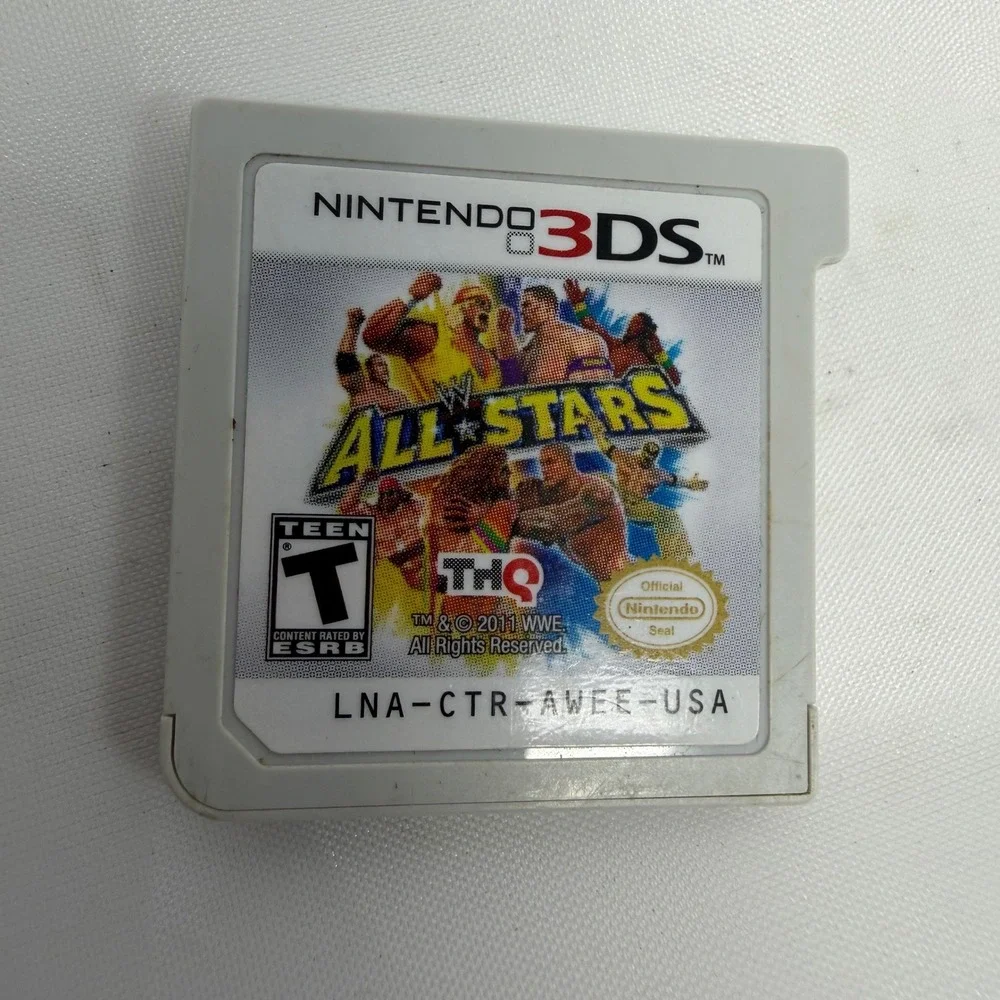 WWE All Stars Nintendo 3DS Game Cartridge LNA-CTR-AWEE-USA THQ Wrestling 2011